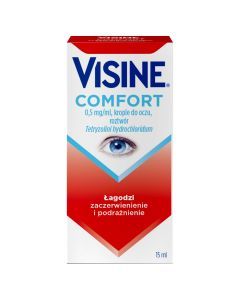 Visine Comfort, 0,5 mg/ml, krople do oczu, 15 ml