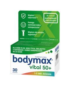 Bodymax Vital 50+, tabletki, 30 szt.