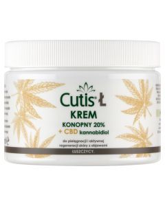 Cutis Ł, krem, konopny 20%+CBD, 400 ml