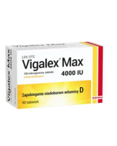 Vigalex Max, 4000 IU, tabletki, 90 szt.