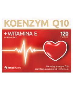 Koenzym Q10+witamina E, kapsułki, 120 szt.