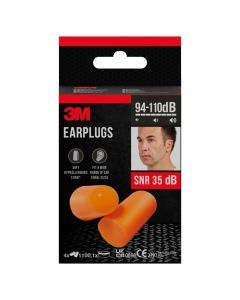 3M Earplugs 1100, zatyczki do uszu, 4 pary + pudełko