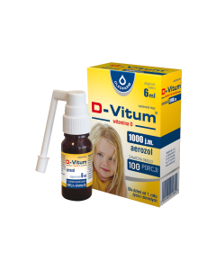 D-Vitum forte 1000 j.m., aerozol, 6 ml