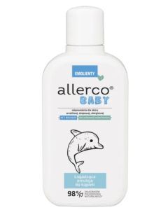 Allerco Baby Emolienty, łagodząca emulsja do kąpieli, od 1. dnia życia, 400 ml