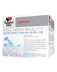 Doppelherz system Kollagen Beauty, płyn, ampułki, 30 szt. x 25 ml