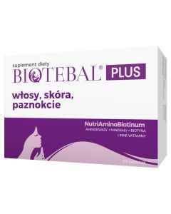 Biotebal PLUS włosy, skóra, paznokcie, tabletki, 30 szt.