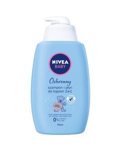 Nivea Baby, szamp.i plyn,do kapieli, 2w1, 750 ml