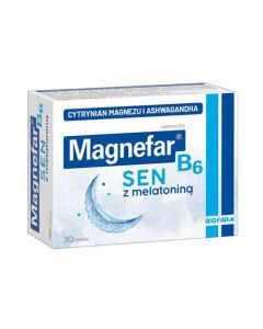 Magnefar B6 Sen, tabletki powlekane, 30 szt.