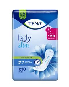 Tena Lady Slim OTC Edition, podpaski na nietrzymanie moczu, Extra, 10 szt.