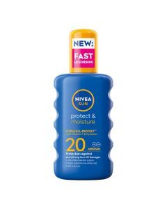 Nivea Sun Protect & Moisture, spray,naw.,d/opal,SPF20,200ml