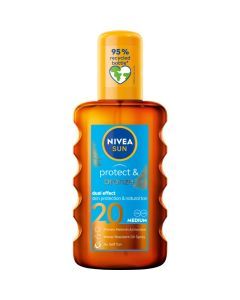 Nivea Sun Protect & Bronze, olejek,spray,SPF20, 200 ml