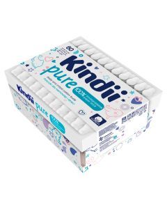 Kindii Pure, patyczki higieniczne dla niemowląt, 60 szt.