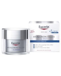 Eucerin Hyaluron Filler+3x Effect, krem,na noc, 50 ml