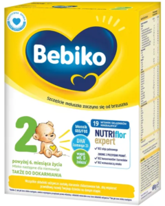 Bebiko 2 NUTRIflor Expert, mleko następne dla niemowląt, 6 m+, 600 g