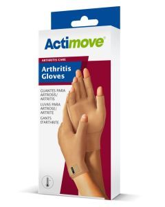 Actimove AC Arthritis Gloves, rękawiczki dla osób z zapaleniem stawów, kolor beżowy, rozmiar L, 2 szt.