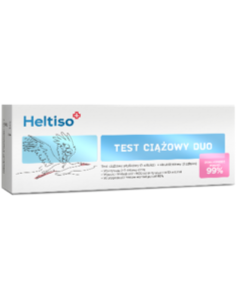 Heltiso test ciążowy Duo (płytk+strum) 