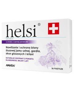 Helsi, pastylki do ssania, 36 szt.
