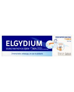 Elgydium Timer, edukacyjna pasta do zębów zmieniająca kolor, 50 ml
