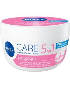 Nivea Care, krem, lekki,do twarzy,5w1,lagodzacy,100 ml