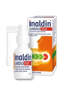 Inaldin Gardło Max, 3 mg/ml, aerozol do stosowania w jamie ustnej, 30 ml