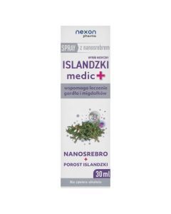 Islandzki medic+ z nanosrebrem, spray, 30 ml