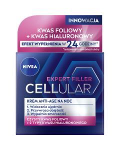 Nivea Hyaluron Cellular Filler, krem,zaawansowany,n/noc,50ml