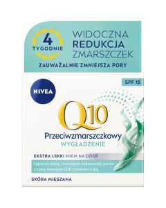 Nivea Q10 Wygladzanie, krem,p/zmar.,lekki,n/dzien, 50 ml