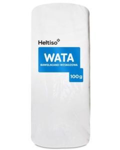 Heltiso wata opatrunkowa bawełniano-wiskozowa, 100 g