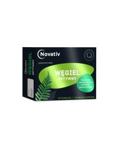 Novativ Wegiel Aktywny, kaps., 30 szt