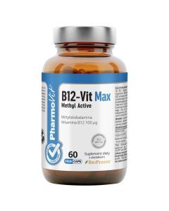 Pharmovit, B12-vit max methyl active 100 µg, 17,4 g, kapsułki, 60 szt.