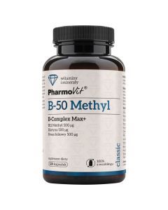 Pharmovit B-50 Methyl B-complex Max+, kapsułki, 120 szt.