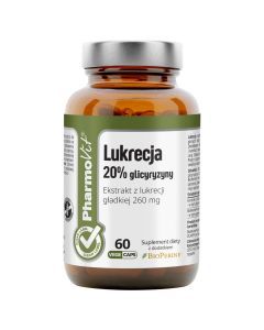 Pharmovit, Lukrecja 20% glicyryzyny, kapsułki, 60 szt.