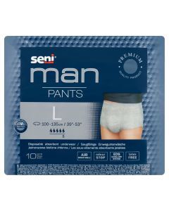 Seni Man Pants, majtki chlonne, r.L, 10 szt
