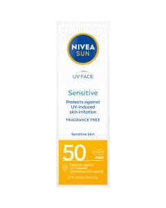 Nivea Sun, krem, ochronny,Sensitive, 50 ml