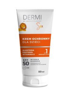 DERMI Sun krem ochronny dla dzieci, SPF 50, 50 ml