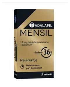 Tadalafil Mensil, 10mg, tabletki powlekane, 2 szt.