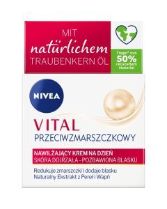 Nivea Vital, krem, p/zmarsz.,nawilz.,n/dzien, 50 ml