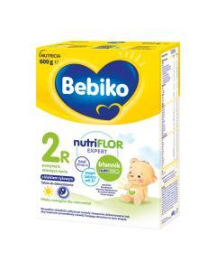 Bebiko 2R NUTRIflor Expert, mleko następne dla niemowląt z kleikiem ryżowym, 6 m+, proszek, 600 g