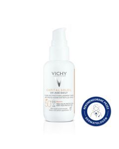Vichy Capital Soleil,fluid,p/fotostarz.,koloryz.,F50+, 40 ml