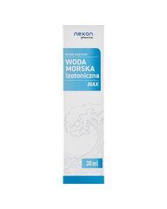 Woda morska, izotoniczna, MAX, spray do nosa, 30 ml