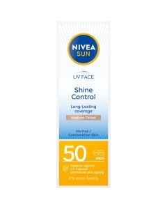 Nivea Sun Shine Control, krem,do twarzy,matujacy,SPF50, 50ml