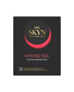 Skyn Intense Feel, nielateksowe prezerwatywy z wypustkami, 36 szt.