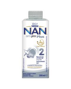 Mleko Nan Optipro Plus 2 HM-0, plyn, 200ml