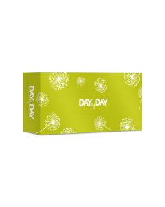 DAY by DAY chusteczki higieniczne, 3-warstwowe, zielone, 90 sztuk