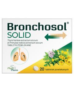 Bronchosol Solid, 75 mg+37,5 mg, tabl.powl., 20 szt