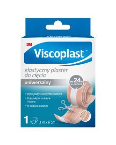 Viscoplast Elastyczny, uniwersalny plaster do cięcia, 1m x 6cm, 1szt