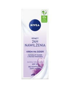 Nivea 24 h Nawilz., krem,kojacy,na dzien,SPF15, 50 ml