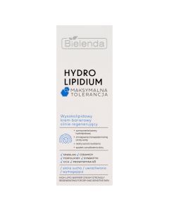 Bielenda Hydro Lipidium, Wysokolipidowy krem barierowy silnie regenerujący, 50 ml