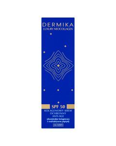 Dermika Luxury Neocollagen, Kolagenowy krem ochronny Anti-Age na dzień SPF50, 50 ml