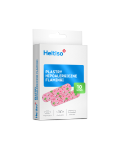 Heltiso plastry hipoalergiczne, flamingi, 10 sztuk